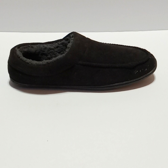 mens black house shoes